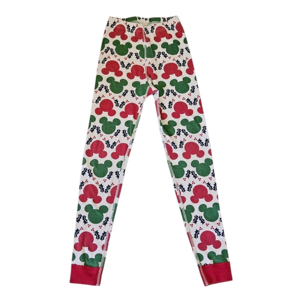 Hanna Andersson Disney Holiday Pajama Pants Organic Cotton Kids Size 10